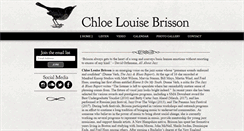 Desktop Screenshot of chloebrisson.com